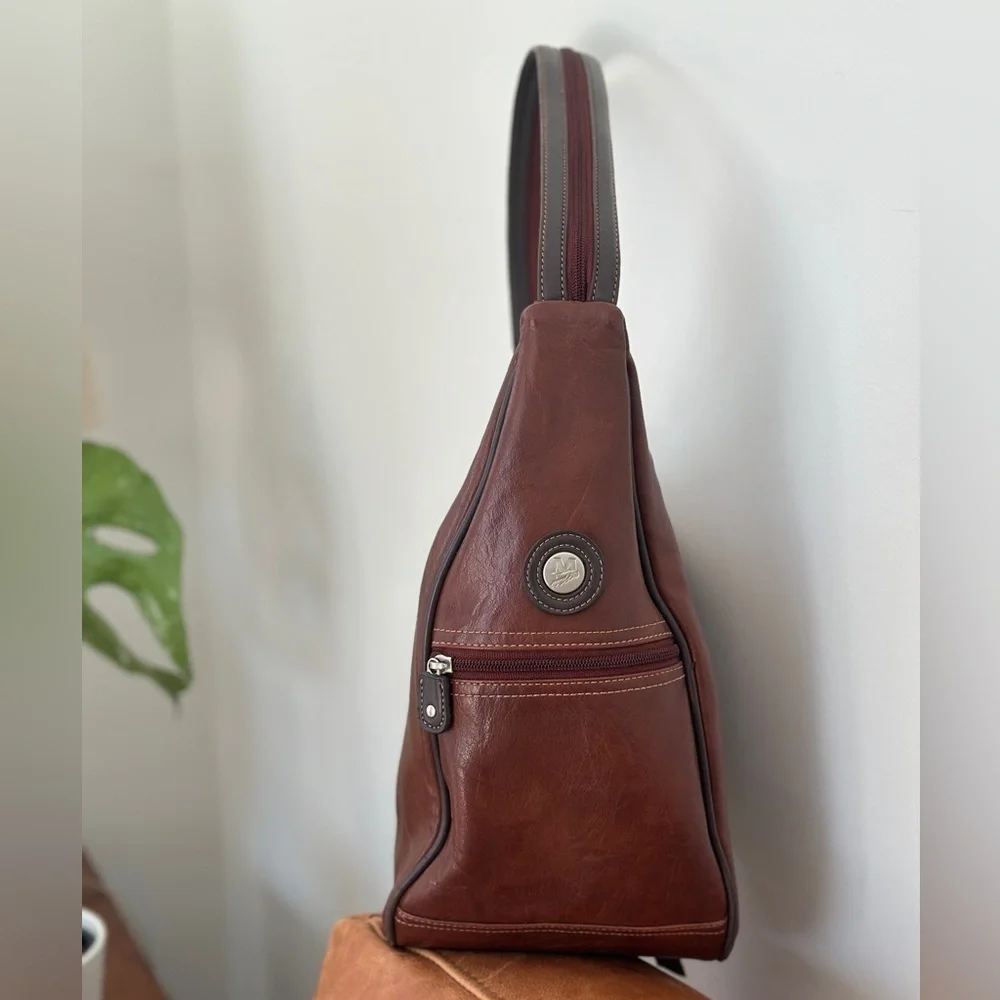 Mouflon Faux leather Backpack - tan/dark brown - Picture 4 of 11